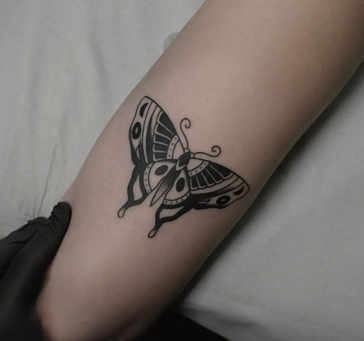 Klassisches Schmetterling, Tattoo Old School